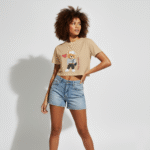 Tshirt de Algodón Croptop Osos - Imagen 10