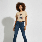 Tshirt de Algodón Croptop Osos - Imagen 13